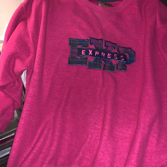 Vintage Express Embroidered Crewneck Sweater - Picture 2 of 3